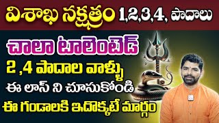 Vishakha Nakshatra 2024 Characteristics in Telugu  Vishakha Nakshatra By Suresh Babu [upl. by Orgalim]