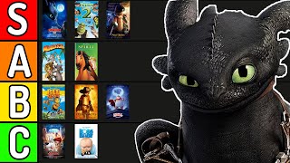 I Ranked EVERY Dreamworks Movie [upl. by Nairret]