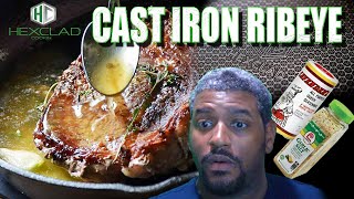 PanSeared Ribeye Steak Recipe Hex Clad Cooking [upl. by Ailhad399]