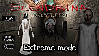 Granny V18 In Slendrina Asylum Atmosphere  Extreme Mode [upl. by Yehtomit981]