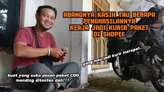 gaji kurir shopee status dedicate langsung kita tanya aja abang kurirnya [upl. by Denae]