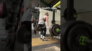 210kg easy deadlift single bodybuildingmotivation powerlifts motivation fitnessmotivation legs [upl. by Davy]