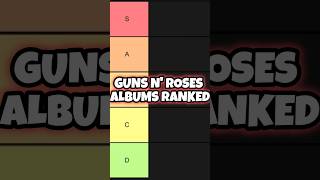 Guns n Roses Tier List albumranking tierlist gunsnroses rock metal metalmusic [upl. by Kira]