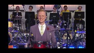 Owain Wyn Evans amp BBC Philharmonic  Rocky Theme Tune  Children in Need 24hr Drumathon 2021 [upl. by Amling]