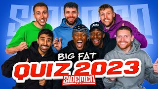 SIDEMEN BIG FAT QUIZ OF THE YEAR 2023 [upl. by Lac]