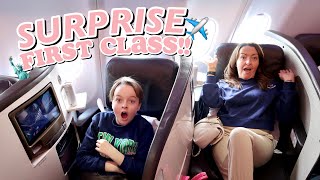 Surprising My Family With FIRST CLASS Tickets To NEW YORK [upl. by Garate]