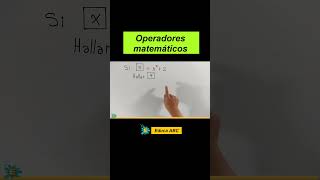 operadores matemáticos ejemplo fácil matemática maths matematicas [upl. by Aiuqenehs387]