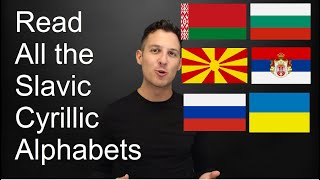 Learn All Slavic Cyrillic Alphabets in one video [upl. by Celinda]