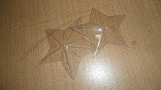 How To Make 3D Star From Plastic Bottle [upl. by Larred]