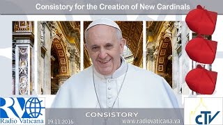 Consistory for the creation of new cardinals [upl. by Tawsha853]