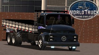 Skin MercedesBenz 1113 Faixa Roxa World Truck Driving Simulator Pollo Plays [upl. by Juliette]