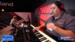 Roland FA08 amp FA06 Music Workstations Demo  NAMM 2014 [upl. by Ermanno]