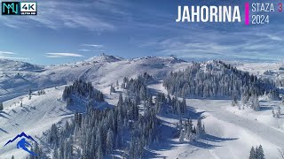 JAHORINA 2024 ❄️ STAZA 3 Ogorijelica 🇧🇦 [upl. by Liartnod529]