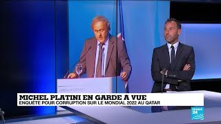 Platini en garde à vue  nouveau coup de théâtre autour du Mondial qatari [upl. by Macleod]