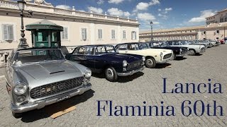 Le Flaminia sulla via Flaminia  Lancia Flaminia 60th Anniversary Tour 2017 [upl. by Haraj]