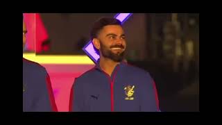 RCB 2024 NEW Jersey Ask a question for Virat Kohli King entry [upl. by Llirret258]