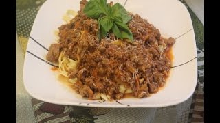 Authentic Italian Bolognese Sauce Recipe [upl. by Ahsemot]