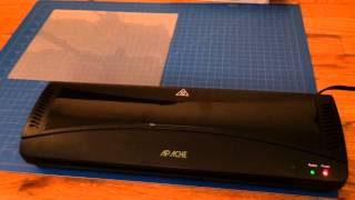 Apache AL13 13quot HotCold Laminator Review [upl. by Ahtamas715]