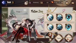 Onmyoji Fallen Sun with Sp Draconic SuzukaGozen  8s clear but I got delayed [upl. by Breed]