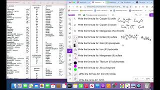 Naming transition metal ionic compounds [upl. by Ecyla]