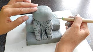 Eco Friendly Ganesha Murti Making  How to Make Ganpati ji Murti  Idol Making  Mitti ke Ganesha [upl. by Ecirtnahc630]