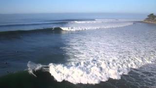 Surfing Rincon 22516  Shot with Dji Inspire 1 Drone in 4k [upl. by Aitan435]