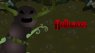 Holloween Fan made Seasonal on Plant Island My Singing Monsters [upl. by Shuman535]