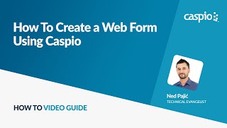 Creating a Web Form Using Caspio [upl. by Leahcimauhsoj]