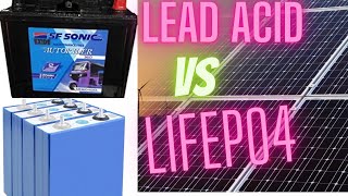 Lifepo4 Prismatic cell battery Vs Lead Acid Battery [upl. by Su]