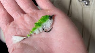 Mini Gamechanger in Chartreuse  McFly Angler Fly Tying Session [upl. by Assilram]