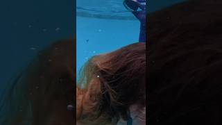 🧜🏻‍♀️ Mermaid Hair and Salt Water Pools fyp foryou mermaid shorts pov underwater gopro [upl. by Biron962]