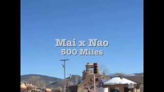 500マイル ウクレレ まいxなお「500 Miles」 Mai x Nao ukulele edit ＞ [upl. by Downey]