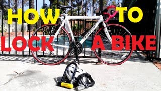 HOW TO LOCK UP YOUR BIKETips From a Victim [upl. by Ojeillib924]