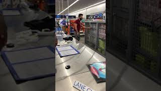 Only at Walmart… employee destroys electronics cage lock [upl. by Kasey]