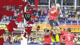 Le résumé de Clermont  Toulon  Top 14 202425 J5 [upl. by Natehc]