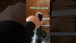 HVAC duct sealing hvac hvaclife [upl. by Lancaster]