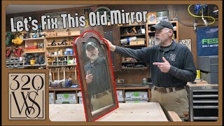 Quick and Easy Restoration of a Mirror furniturerefinishing [upl. by Assilak]