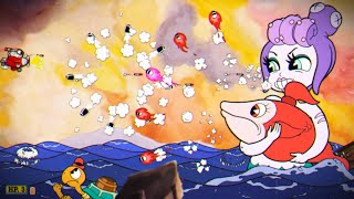 Cuphead  Cala Maria Boss Fight A Rank No Damage [upl. by Aihsekel]