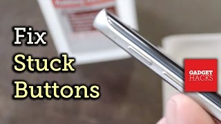 Fix a Stuck Button on Your Smartphone or Tablet HowTo [upl. by Noonan]