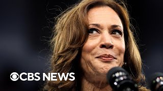 Harris has 1point edge nationally over Trump CBS News poll finds [upl. by Ennadroj]