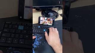 Portable Wireless Keyboard For Mobile Tv Laptop  Mini wireless keyboard and mouse [upl. by Eleinad]