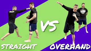 Straight vs Overhand Right How amp When To Throw Each [upl. by Feigin903]