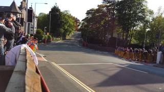 Isle of man TT 2015 Bray Hill 160MPH pinned 6TH GEAR [upl. by Sulokcin143]