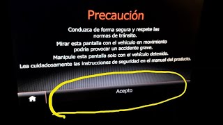 MediaNav Desbloqueo acceso a Gps Boton Acepto 10153 y anteriores [upl. by Urias]