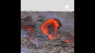 NO GO Road Blocked by Iceland Volcano Lava [upl. by Aleacem279]