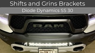 Shifts and Grins 30quot Light Bar BracketDiode Dynamic SS 30  Ram Rebel [upl. by Willmert203]