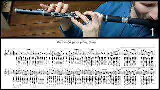 Tuto Irish Flute  The New Copperplate Reel Gmaj [upl. by Emya]