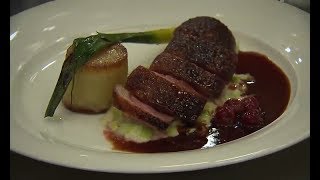 Gordon Ramsay Hells Kitchen Crispy Skin Duck Breast Recipe [upl. by Hahn]