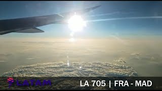 LATAM Airlines  LA 705  Frankfurt FRA  Madrid MAD [upl. by Nywg]