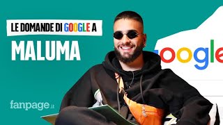 Maluma HP Corazon capelli età Ricky Martin il cantante risponde alle domande di Google [upl. by Ailisec735]